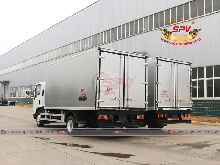 5 Tons Freezer Lorry ISUZU - Left Back Side View